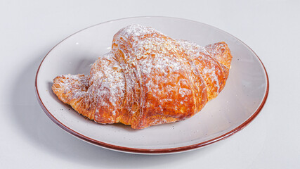 Croissant isolated on white 