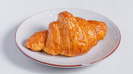 Croissant isolated on white 