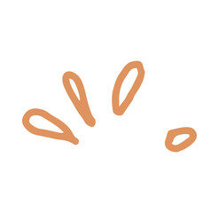 cute comic symbol element