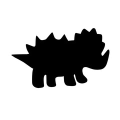 Dinosaur silhouettes