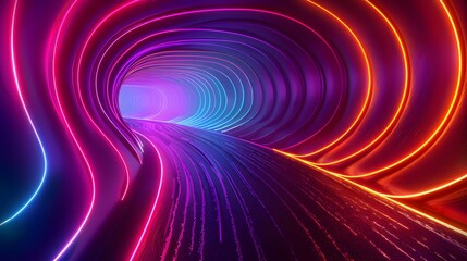 Abstract neon background