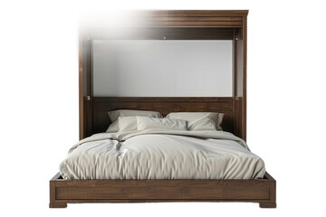 Murphy Bed isolated on transparent background