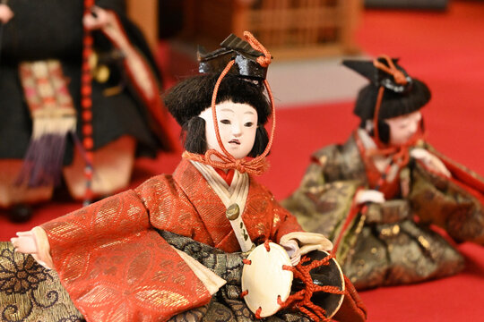 明治時代作の雛人形（五人囃子）