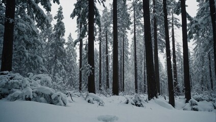 forest in winter