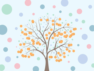 Orange Tree background