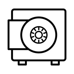 Safe box icon