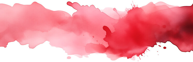 red watercolor stain
