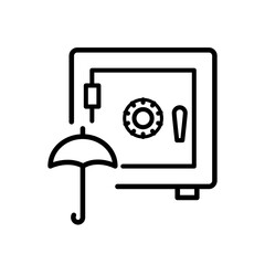 Safe box icon