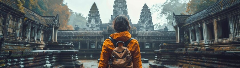 Exploring Ancient Wonders of Cambodia. Amidst the Timeless Ruins and Towering Temples, Travelers Embark on a Quest Through History and Heritage