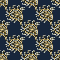 Ikat Flower Pattern Ethnic Geometric native tribal boho motif aztec textile fabric carpet mandalas African