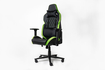 Gaming chair on white background