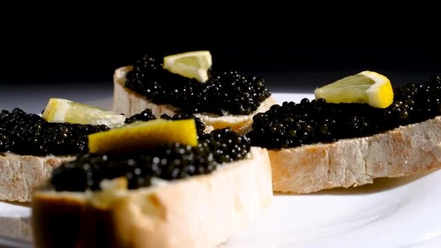 caviar sandwich
