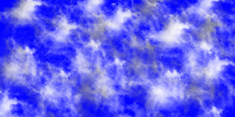 Fototapeta na wymiar Modern and luxury blue sky with clouds isolated nature background. An unrealistically blue cloudy sky. Mystery, spirituality, universe. abstract. Idyllic summer sky, serene beauty in nature. 