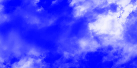 Fototapeta na wymiar Modern and luxury blue sky with clouds isolated nature background. An unrealistically blue cloudy sky. Mystery, spirituality, universe. abstract. Idyllic summer sky, serene beauty in nature. 
