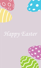 festive vector card for easter