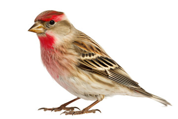 Redpoll isolated on transparent background