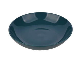 empty ceramic  plate Dark green on transparent png