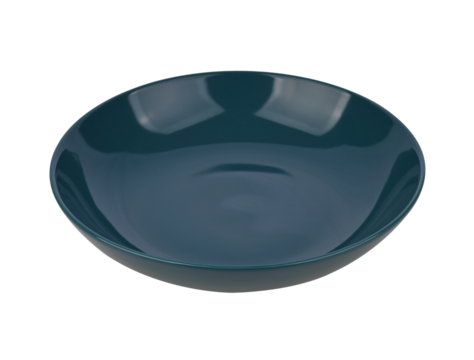 empty ceramic  plate Dark green on transparent png