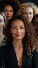 Obraz premium Group of beautiful women,ai