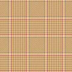 Tyree glen check. Checkered tartan plaid pattern.
