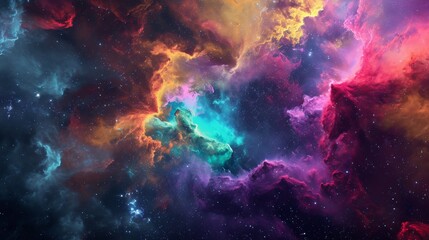 Fototapeta premium Space galaxy wallpaper. nebula wallpaper. Beautiful cosmic Outer Space wallpaper. Space background with shining stars. cosmos with stardust. Infinite universe and starry night. Planets wallpaper.