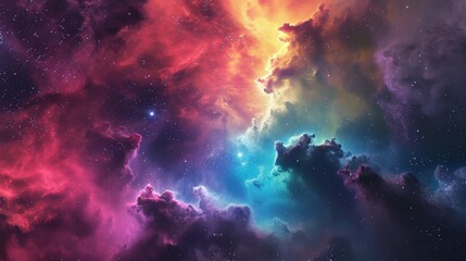 Obraz na płótnie Canvas Space galaxy wallpaper. nebula wallpaper. Beautiful cosmic Outer Space wallpaper. Space background with shining stars. cosmos with stardust. Infinite universe and starry night. Planets wallpaper.