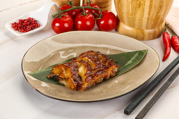 Grilled eel with unagi sauce