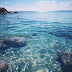 Obraz premium blue sea and sky