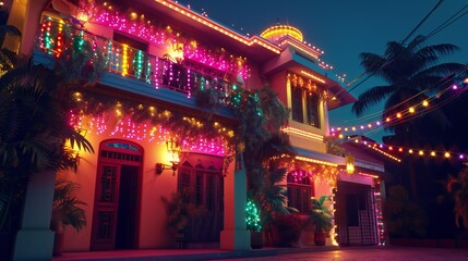 A Home Aglow with Diwali's Warm Embrace
