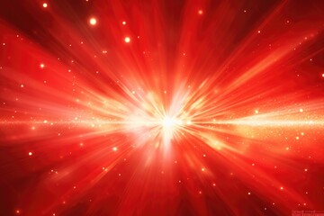 Fototapeta na wymiar Red Starburst Light Effect