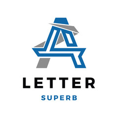 Initial Letter A Icon Logo Design Template
