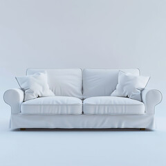 sofa modern isolated on white background generative ai