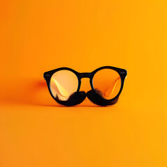 april fool's day sunglasses, nose, and mustache illustration, sun glasses, generative ai