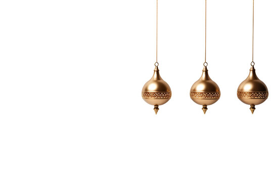 Decoration balls hanging on wall  on transparent background PNG image