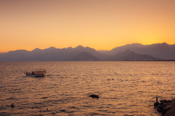 City Street Building View, Antalya, Turkey