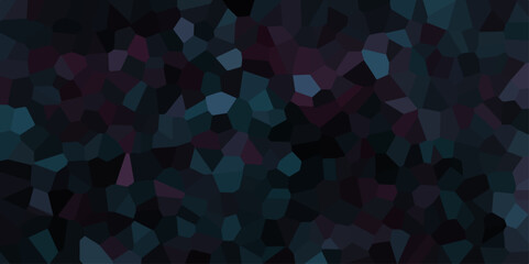 Polygonal Mosaic Background .dark blue and black abstract mosaic seamless pattern. Vector crack background. Endless texture. blue Geometric Retro tiles pattern Fabric vintage print, vector .