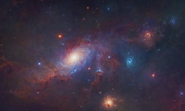 Galactic Core Spiral Galaxy Widescreen © Andrey