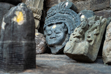 Ruins and Statues Unearthed at Lakhamandal Shiva Temple: Ancient Hindu Deity Sculptures