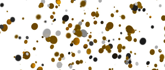 gold Confetti Glitter Overlay