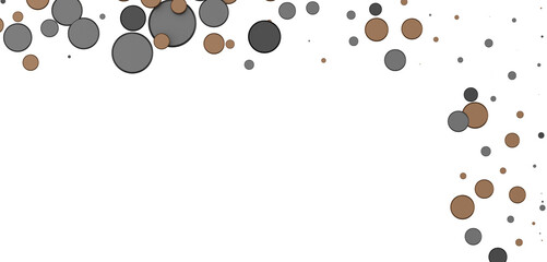 Elegant Embrace: Mesmerizing 3D Illustration Depicting Swirling gold Confetti