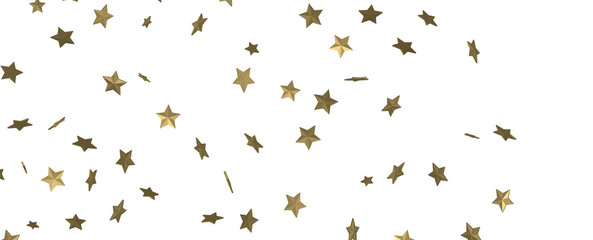 Stars - A gray whirlwind of golden snowflakes and stars. New