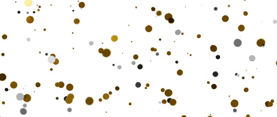 Glittering Triumph: Mind-Blowing 3D Illustration of gold  Confetti Celebration