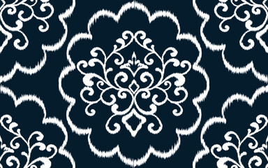 Embroidery designs Oriental geometric ethnic pattern for background or carpet, wallpaper, batik wrapping, curtain design, vector illustration	