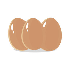 Egg vector illustration, Collection of whole, broken, fried, yolks, eggshells and boiled eggs. Whole and broken white and yellow fresh raw eggs.