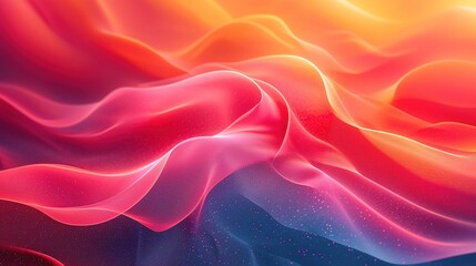 Obraz premium colorfull plastic texture wavy design