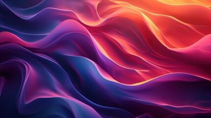 Obraz premium colorfull plastic texture wavy design