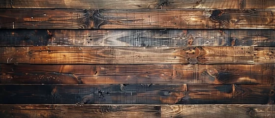  The image captures the rugged appeal of dark, weathered wooden planks with a rich, textural patina and rustic charm © Daniel