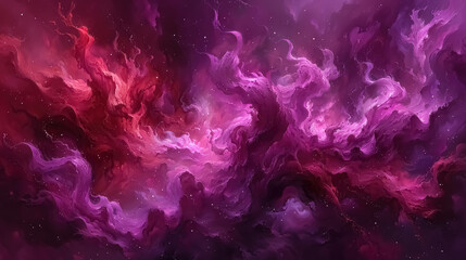 Obraz premium A dreamy night sky dotted with twinkling stars and a mesmerizing aurora - transport viewers to a world of magic, wonder, and cosmic beauty