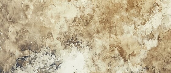 Brown grunge texture background, vintage marbled design on cloudy sepia banner