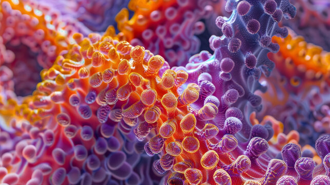 A magnified view of a drugloaded liposome a nanoscale vehicle capable of crossing cell membranes and transporting medication to precise locations within the body.